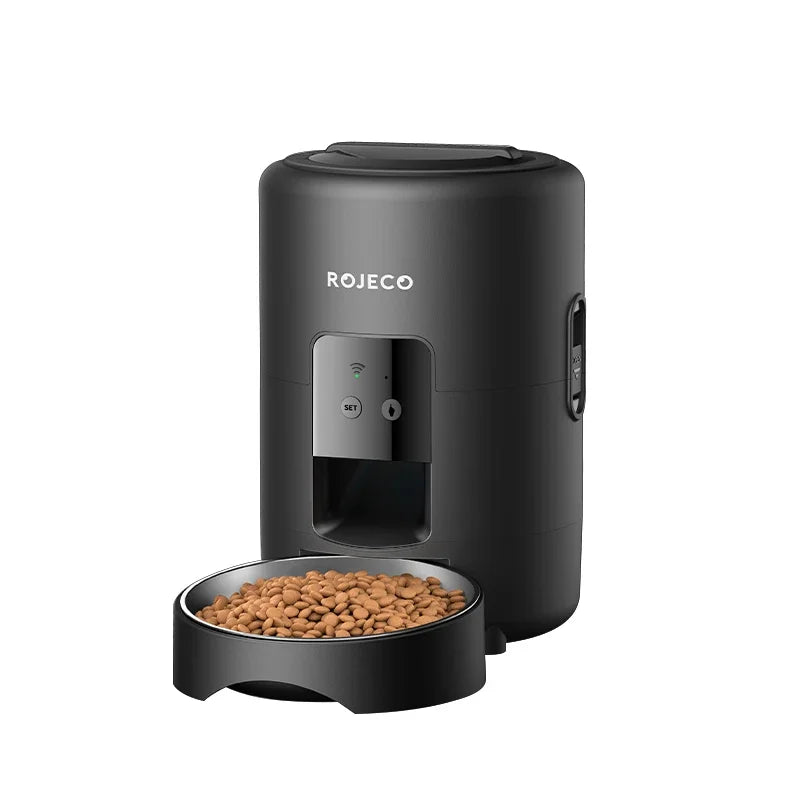 Automatic Cat Feeder 2L Smart Dog Food Kibble Dispenser Wifi App Remote Control Timed Auto Pet Feeder for Puppy Kitten
